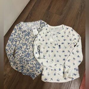 NWT Abercrombie kids long sleeve shirts